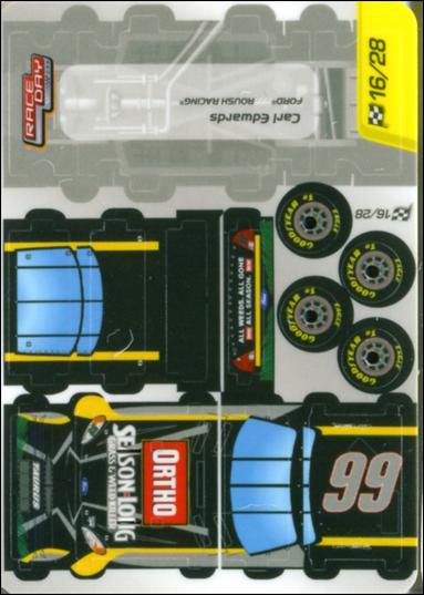 NASCAR Race Day 2006 Series 1 (Base Set) card 16.2 Carl Edwards