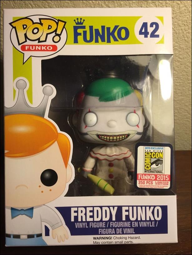 Pop! Funko - Freddy Funko figure 42 Freddy Funko (Twisty) SDCC 1/350
