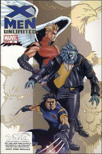 X-Men Unlimited (1993) issue 44-B Doris Day Animal Foundation Edition 1/75,000