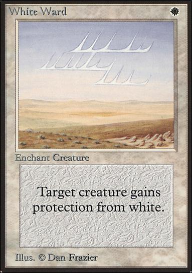 Magic the Gathering: Limited Edition Beta (Base Set) card 45 White Ward