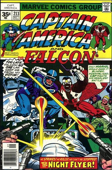 Captain America (1968) issue 213-B 35 Cent Price Cover 