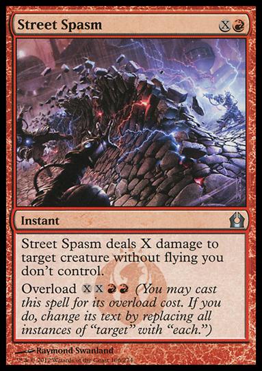Magic the Gathering: Return to Ravnica (Base Set) card 106 Street Spasm