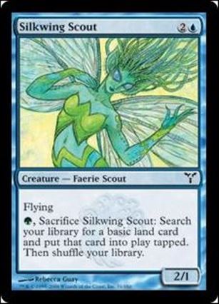 Magic the Gathering: Dissension (Base Set) card 31 Silkwing Scout