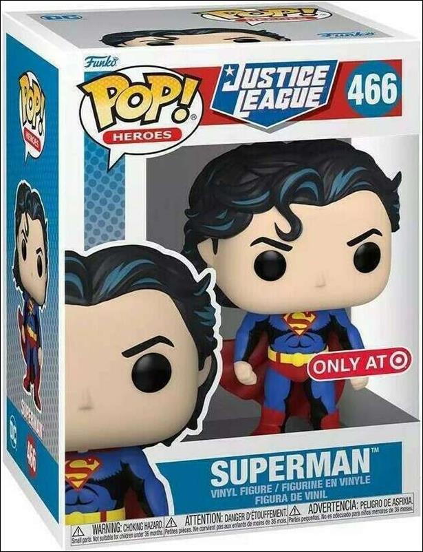 POP! Heroes figure 466 Superman Target Exclusive