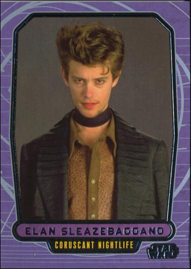 Star Wars Galactic Files (Expansion Subset) card 357 Elan Sleazebaggano Coruscant Nightlife