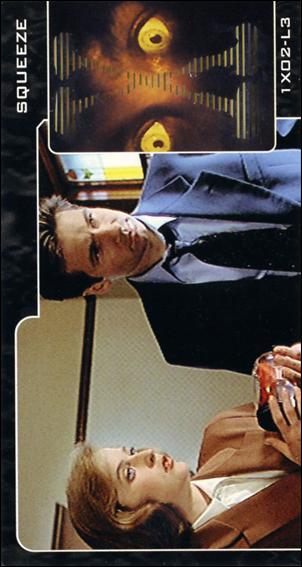 X-Files Showcase Widevision (Laser Subset) card L3 Squeeze - 1x02