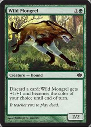 Magic the Gathering: Duel Decks: Garruk vs. Liliana (Base Set) card 5 Wild Mongrel
