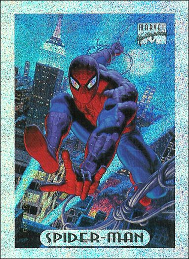1994 Marvel Masterpieces (Holofoil Subset) card 8 Spider-Man (Silver Foil)