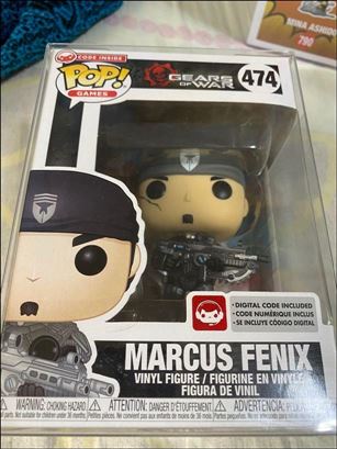 POP! Games figure 112-D Marcus Fenix w/ digital code