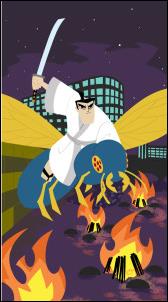 Samurai Jack issue 1-J Craig Rousseau Rhode Island Comic Con Cover
