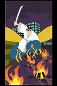 Samurai Jack issue 1-J Craig Rousseau Rhode Island Comic Con Cover