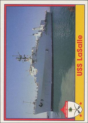 Operation Desert Shield (Base Set) card 55 USS LaSalle