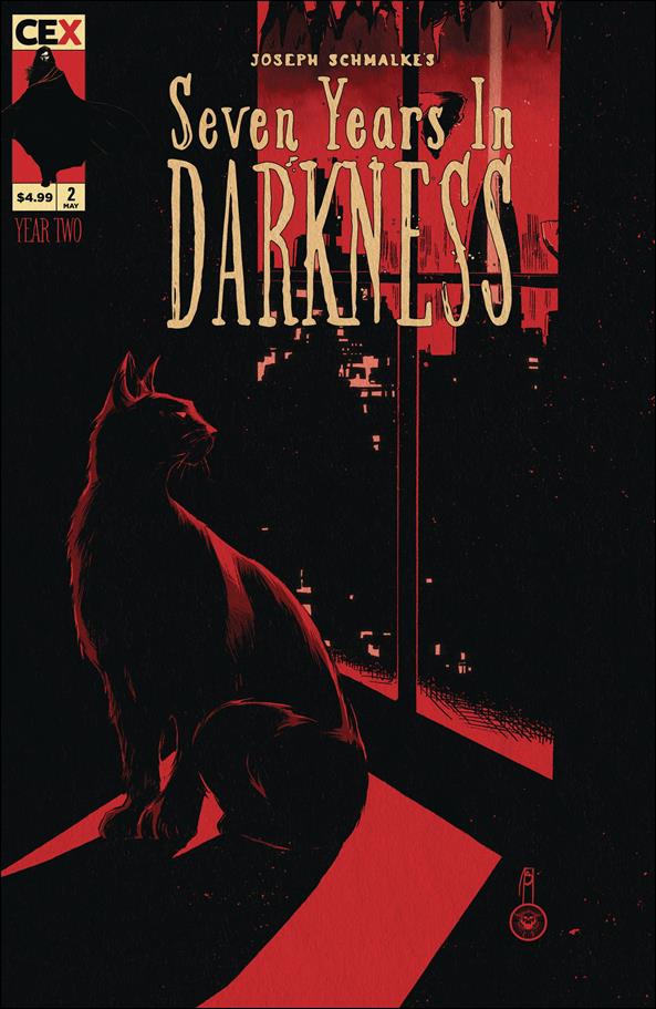 Seven Years In Darkness: Year Two issue 2-B Joseph Schmalke Black & Red Cover