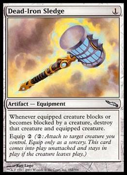 Magic the Gathering: Mirrodin (Base Set) card 162 Dead-Iron Sledge