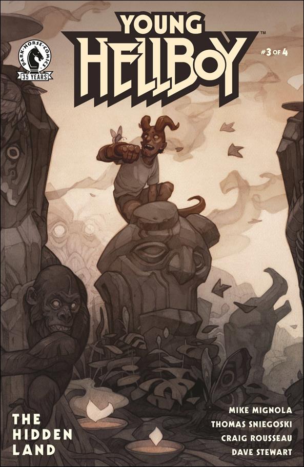 Young Hellboy: The Hidden Land issue 3-B Wylie Beckert Cover