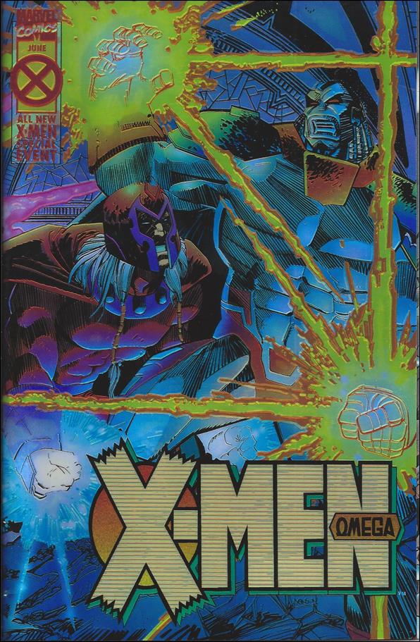 X-Men Omega issue 1-B Gold Logo Wraparound Chromium Cover