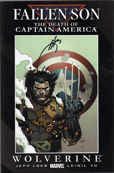Fallen Son: The Death of Captain America issue 1-C DF Leinil F. Yu Cvr. (Signed by Joe Quesada) 1/10