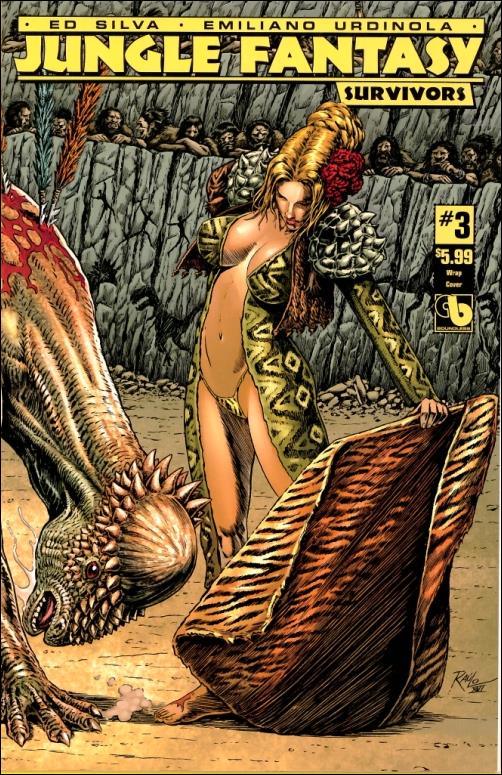 Jungle Fantasy: Survivors issue 3-B  Raulo Caceres Wraparound Cover