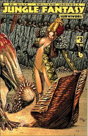Jungle Fantasy: Survivors issue 3-B  Raulo Caceres Wraparound Cover