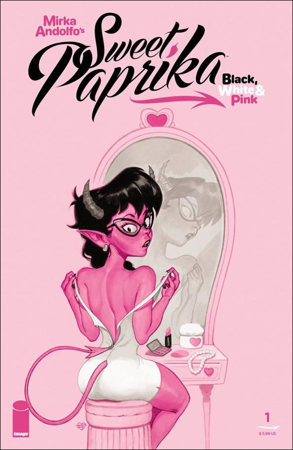 Mirka Andolfo's Sweet Paprika: Black, White, & Pink issue 1-E David Talaski Cover