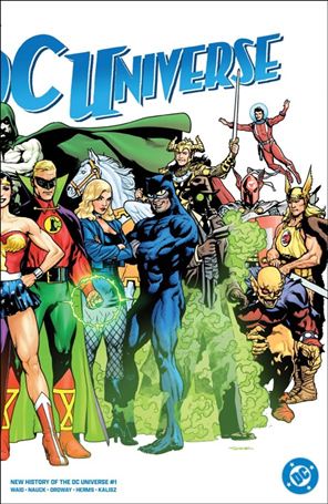 New History of the DC Universe issue 1-E Ryan Sook Foil Wraparound Cardstock Cover