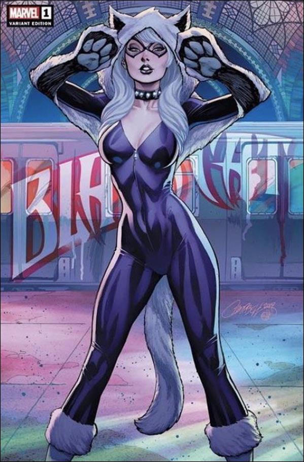 Black Cat (2019) issue 1-T J.S. Campbell Frankie's Comics "Cat" Cover 1/3000 