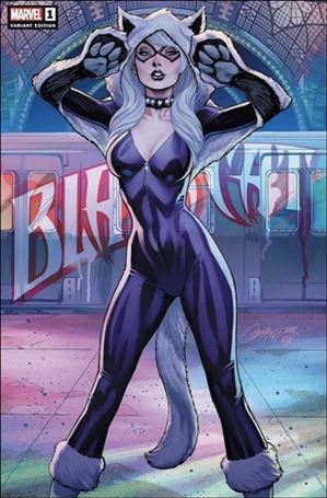 Black Cat (2019) issue 1-T J.S. Campbell Frankie's Comics "Cat" Cover 1/3000 
