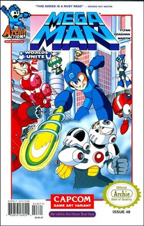 Mega Man issue 48-B Capcom Cover