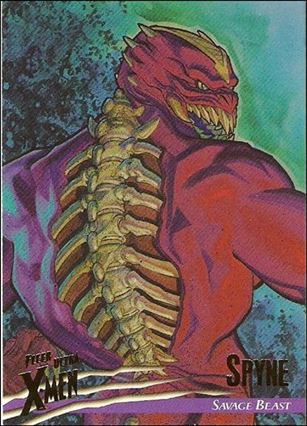 1996 Fleer Ultra X-Men: Wolverine (Base Set) card 98 Spyne