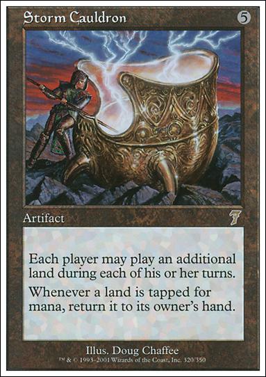 Magic the Gathering: 7th Edition (Base Set) card 320 Storm Cauldron