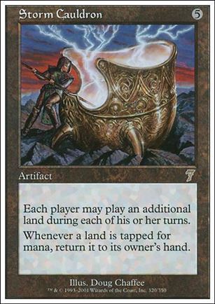 Magic the Gathering: 7th Edition (Base Set) card 320 Storm Cauldron