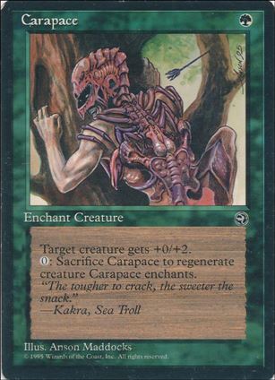 Magic the Gathering: Homelands (Base Set) card 84 Carapace