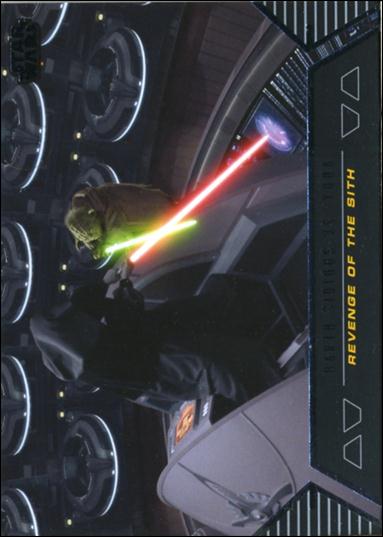 Star Wars Galactic Files (Duels of Fate Subset) card DF-6 Darth Sidious vs. Yoda