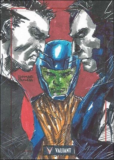 2013 Valiant Comics Preview Trading Card Set (Sketch Card Subset) card JBul-09