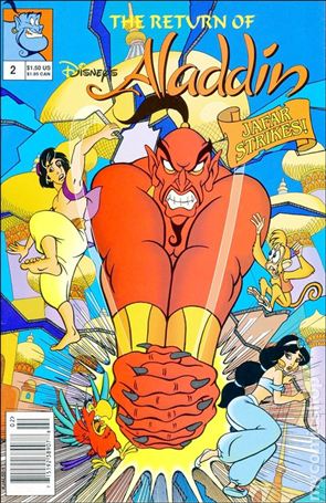 Return of Disney's Aladdin issue 2-B Newsstand Edition