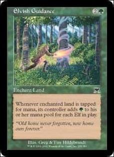 Magic the Gathering: Onslaught (Base Set) card 255 Elvish Guidance