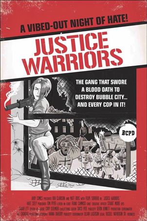 Justice Warriors issue 5-B Matt Bors 1:5 Cover