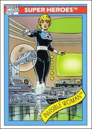 Marvel Universe: Series 1 (Base Set) card 43 Invisible Woman