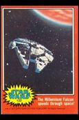 Star Wars: Series 2 (Base Set) card 122 The Millennium Falcon speeds through space!