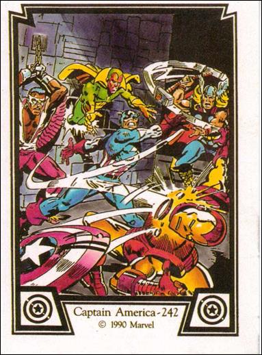 Captain America (Base Set) card 26 Captain America 242