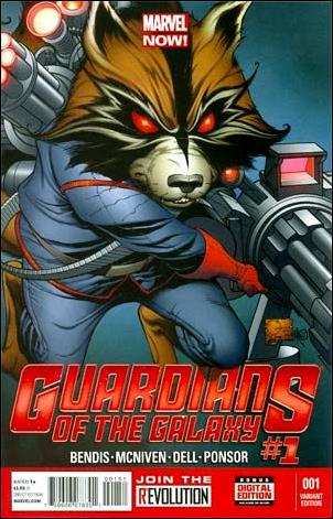 Guardians of the Galaxy (2013) issue 1-C Joe Quesada 1:100 Cover