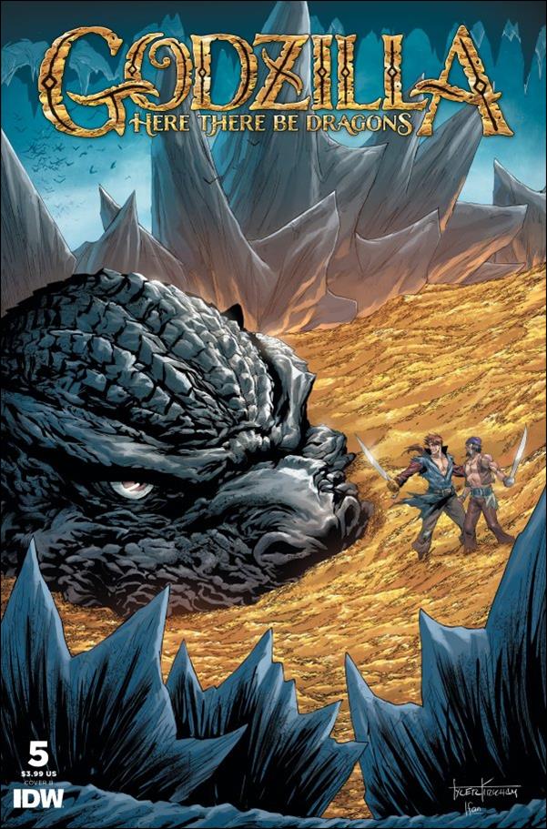 Godzilla: Here There be Dragons issue 5-B Tyler Kirkham Cover