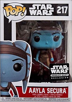 POP! Star Wars figure 217 Aayla Secura Smuggler's Bounty