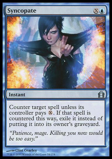 Magic the Gathering: Return to Ravnica (Base Set) card 54 Syncopate