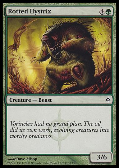 Magic the Gathering: New Phyrexia card 120 Rotted Hystrix