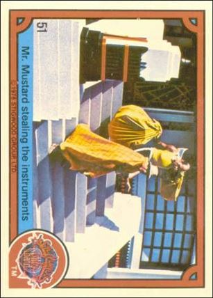 Sgt. Pepper's Lonely Hearts Club Band (Base Set) card 51 Mr. Mustard stealing the instruments