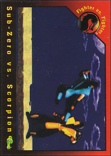 Mortal Kombat (Base Set) card 31 Sub-Zero vs. Scorpion