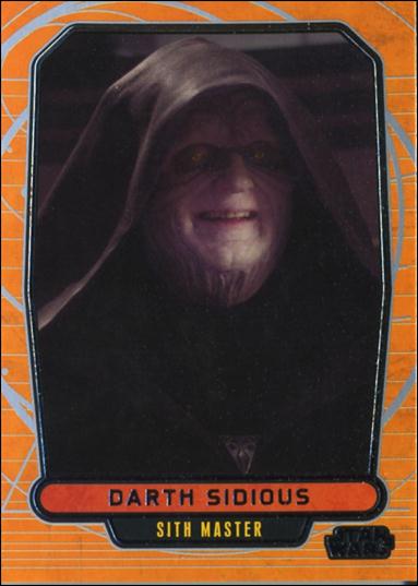 Star Wars Galactic Files (Base Set) card 75 Darth Sidious Sith Master