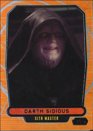 Star Wars Galactic Files (Base Set) card 75 Darth Sidious Sith Master