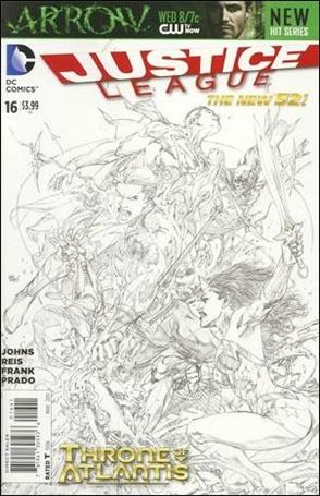 Justice League (2011) issue 16-E Ivan Reis 1:100 Sketch Cover